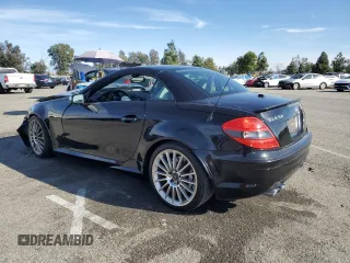 2006 Mercedes-Benz SLK-Class 5.5L AMG with VIN WDBWK73F06F082698, listed as a Copart auction lot 81430534 with 129,545 mi miles and Salvage Title. Bid and sale history available at carsss.com. Image 2.