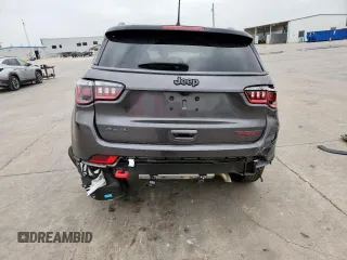 2022 Jeep Compass Trailhawk with VIN 3C4NJDDB8NT159574, listed as a Copart auction lot 58089285 with 24,276 mi miles and Salvage title. Bid and sale history available at DreamBid. Image 6.