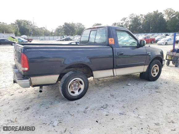 1999 Ford F-150 Work Series with VIN 1FTRF17W3XNB55547, listed as a Copart auction lot 75845034 with 0 mi miles and Salvage Title. Bid and sale history available at carsss.com. Image 3.