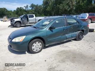 2003 Honda Accord LX z VIN 1HGCM56353A052594, wystawiony jako Copart lot #60941475 z przebiegiem 216 841 mil mil oraz Szkoda całkowita • Salvage title. Historia ofert i sprzedaży dostępna na DreamBid. Obrazek 1.