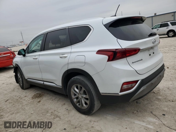 2020 Hyundai Santa Fe SE with VIN 5NMS23AD7LH216034, listed as a Copart auction lot 46503965 with 47,332 mi miles and Salvage Title. Bid and sale history available at carsss.com. Image 2.