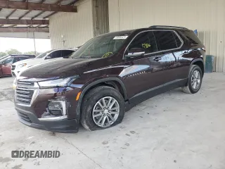 2023 Chevrolet Traverse LT Cloth with VIN 1GNERGKW0PJ129423, listed as a Copart auction lot 49890424 with 17,836 mi miles. Bid and sale history available at carsss.com. Image 1.
