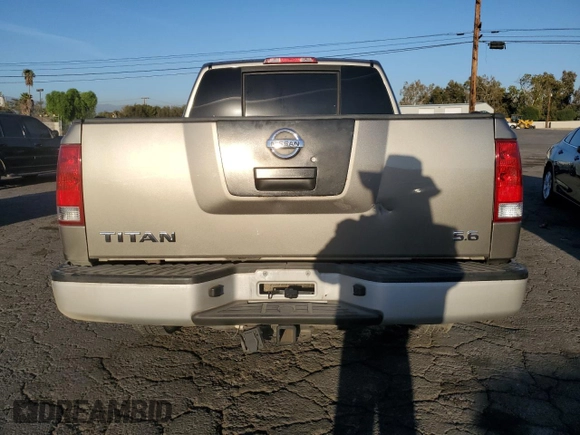 2007 Nissan Titan XE with VIN 1N6BA07A87N229511, listed as a Copart auction lot 78054044 with Not Provided miles and Salvage Title. Bid and sale history available at DreamBid. Image 6.