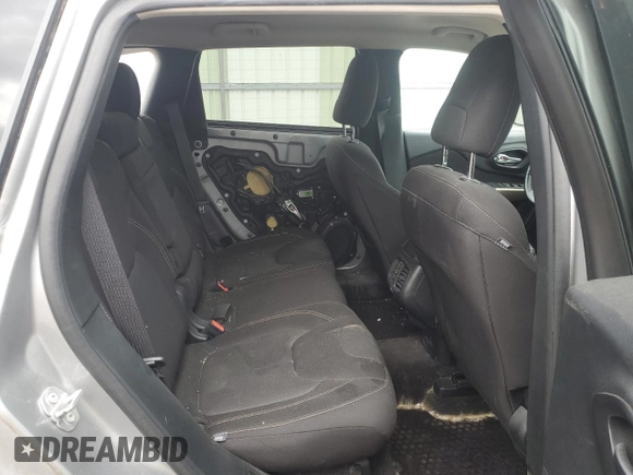 2017 Jeep Cherokee Latitude with VIN 1C4PJMCB1HW612099, listed as a Copart auction lot 52870225 with 69,442 mi miles and Salvage Title. Bid and sale history available at carsss.com. Image 11.