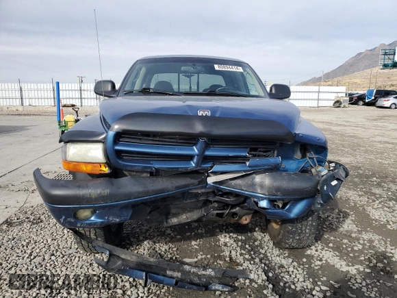 2002 Dodge Dakota Sport with VIN 1B7HG38N52S659554, listed as a Copart auction lot 80894414 with 174,207 mi miles and Salvage Title. Bid and sale history available at carsss.com. Image 5.