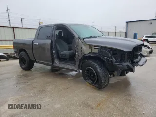 2017 Ram 1500 Big Horn with VIN 1C6RR7LM5HS881046, listed as a Copart auction lot 44811315 with 105,937 mi miles and Salvage Title. Bid and sale history available at carsss.com. Image 4.