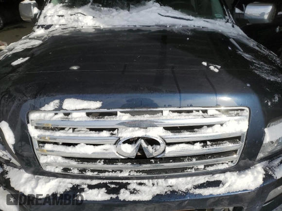 2007 Infiniti QX56 with VIN 5N3AA08C47N802650, listed as a Copart auction lot 45117695 with 218,047 mi miles and Salvage Title. Bid and sale history available at carsss.com. Image 12.