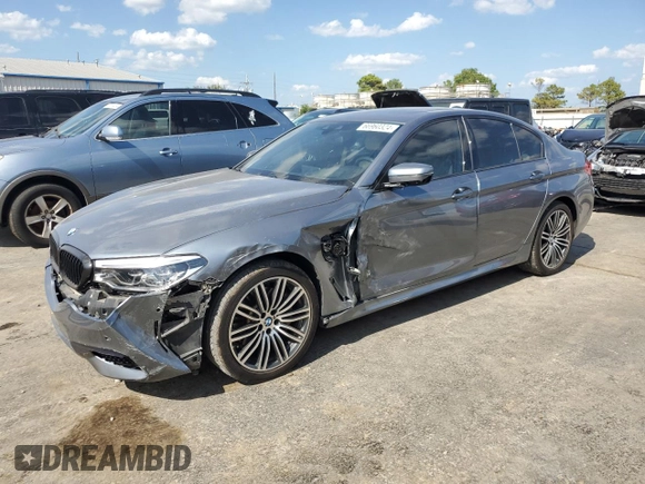 2020 BMW 5 Series with VIN WBAJB1C04LCD11871, listed as a Copart auction lot 66960324 with 4,850 mi miles and Salvage title. Bid and sale history available at DreamBid. Image 1.