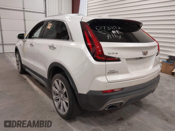 2020 Cadillac XT4 AWD Premium Luxury with VIN 1GYFZDR47LF073892, listed as a IAAI auction lot 42173334 with 40,289 mi miles. Bid and sale history available at carsss.com. Image 3.