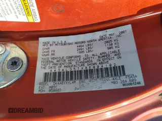 2008 Mitsubishi Eclipse GT with VIN 4A3AL35TX8E004102, listed as a Copart auction lot 86499694 with 148,571 mi miles and Salvage Title. Bid and sale history available at carsss.com. Image 14.
