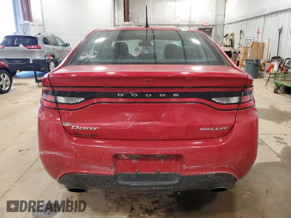 2016 Dodge Dart SXT with VIN 1C3CDFBB7GD564920, listed as a Copart auction lot 50379405 with 138,618 mi miles and Clean Title. Bid and sale history available at carsss.com. Image 6.