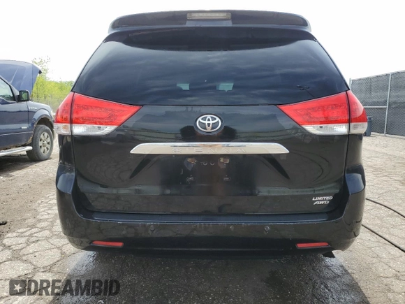 2013 Toyota Sienna XLE with VIN 5TDDK3DCXDS070416, listed as a Copart auction lot 56399655 with 185,597 mi miles and Clean Title. Bid and sale history available at DreamBid. Image 6.