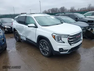 2023 GMC Terrain SLT with VIN 3GKALPEG6PL201042, listed as a IAAI auction lot 41510093 with 16,676 mi miles. Bid and sale history available at carsss.com. Image 1.