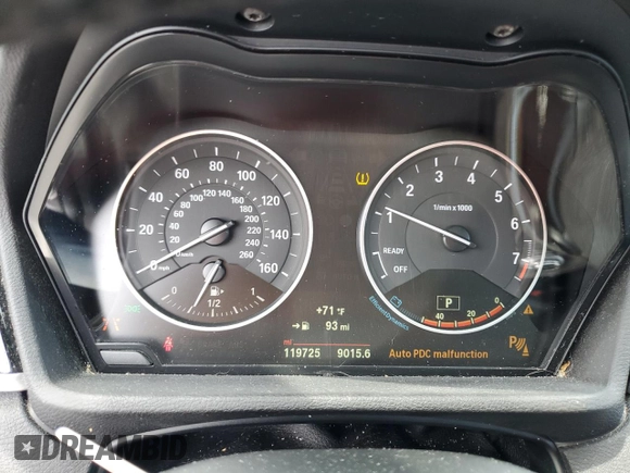 2016 BMW X1 xDrive28i z VIN WBXHT3C37GP888364, wystawiony jako Copart lot #53644975 z przebiegiem 119 725 mil mil oraz Szkoda całkowita • Salvage title. Historia ofert i sprzedaży dostępna na DreamBid. Obrazek 9.