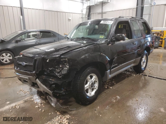 2001 Ford Explorer Sport with VIN 1FMCU70E01UC25885, listed as a Copart auction lot 78862464 with 142,775 mi miles and Clean Title. Bid and sale history available at carsss.com. Image 1.