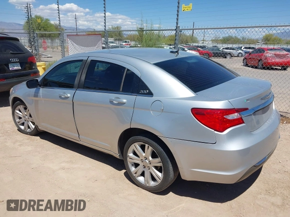 2012 Chrysler 200 LX with VIN 1C3CCBAB9CN318338, listed as a IAAI auction lot 42116991 with 106,572 mi miles and . Bid and sale history available at DreamBid. Image 3.