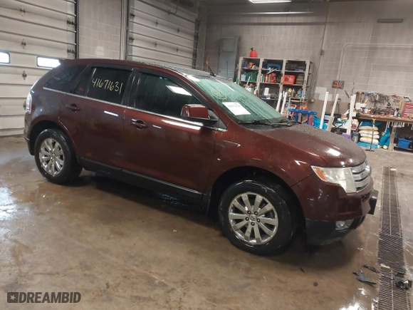 2009 Ford Edge Limited with VIN 2FMDK49C89BA93020, listed as a IAAI auction lot 41671631 with 274,538 mi miles. Bid and sale history available at carsss.com. Image 1.