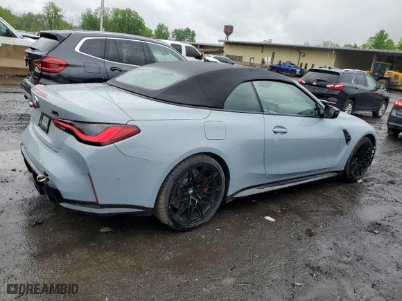 2022 BMW M4 Competition xDrive with VIN WBS33BA05NCJ41126, listed as a Copart auction lot 54138854 with NaN miles and Salvage Title. Bid and sale history available at carsss.com. Image 3.