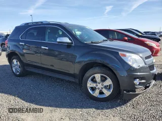 2013 Chevrolet Equinox LTZ with VIN 2GNFLFE34D6390306, listed as a Copart auction lot 44593475 with 130,736 mi miles and Salvage Title. Bid and sale history available at carsss.com. Image 4.