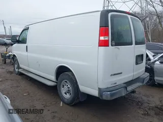 2018 Chevrolet Express Cargo Van with VIN 1GCWGAFG0J1904474, listed as a IAAI auction lot 41467432 with 54,996 mi miles. Bid and sale history available at carsss.com. Image 3.
