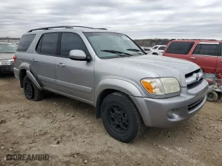2006 Toyota Sequoia SR5 with VIN 5TDBT44A66S262007, listed as a Copart auction lot 44340625 with 241,173 mi miles and Salvage Title. Bid and sale history available at carsss.com. Image 4.