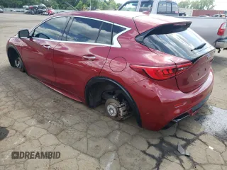 2018 Infiniti QX30 with VIN SJKCH5CP8JA041870, listed as a Copart auction lot 58603925 with 81,540 mi miles and Salvage title. Bid and sale history available at DreamBid. Image 2.