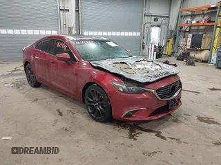 2016 Mazda Mazda6 i Grand Touring with VIN JM1GJ1W54G1432681, listed as a IAAI auction lot 41624888 with 100,410 mi miles. Bid and sale history available at carsss.com. Image 1.