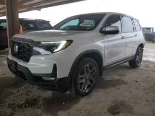 2023 Honda Passport EX-L with VIN 5FNYF8H57PB029779, listed as a Copart auction lot 44460545 with 19,110 mi miles and Salvage Title. Bid and sale history available at carsss.com. Image 1.