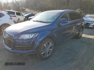 2015 Audi Q7 3.0T Premium Plus with VIN WA1LGAFE4FD027621, listed as a Copart auction lot 72952952 with 74,810 mi miles. Bid and sale history available at carsss.com. Image 1.