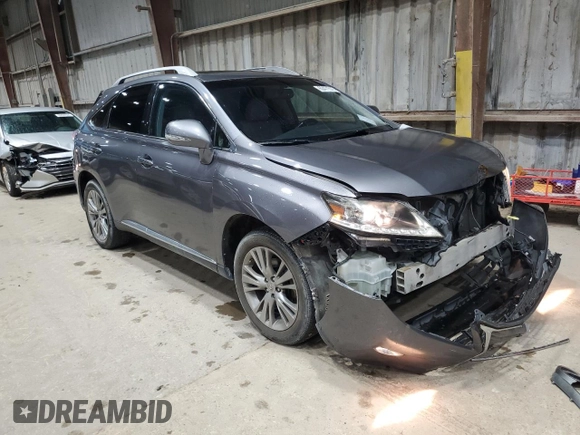 2013 Lexus RX 350 with VIN JTJZK1BA7D2009461, listed as a Copart auction lot 60471575 with 135,679 mi miles and Salvage title. Bid and sale history available at DreamBid. Image 4.
