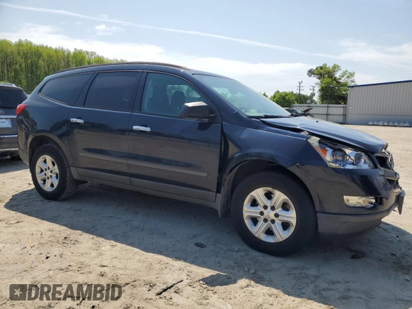 2012 Chevrolet Traverse LS with VIN 1GNKRFED4CJ300613, listed as a Copart auction lot 52906305 with 177,912 mi miles and Salvage Title. Bid and sale history available at DreamBid. Image 4.