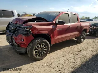 2023 Chevrolet Colorado 4WD Z71 with VIN 1GCPTDEK3P1187987, listed as a Copart auction lot 68275104 with 0 mi miles and Salvage Title. Bid and sale history available at carsss.com. Image 1.
