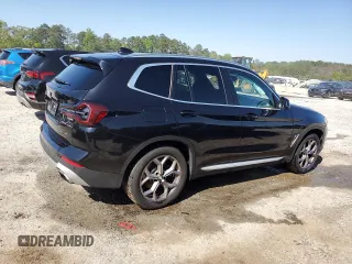 2023 BMW X3 sDrive30i with VIN 5UX43DP08P9S09531, listed as a Copart auction lot 52207305 with 32,177 mi miles and Clean Title. Bid and sale history available at DreamBid. Image 3.