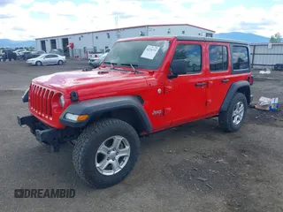 2020 Jeep Wrangler Unlimited Sport S z VIN 1C4HJXDN5LW279865, wystawiony jako IAAI lot #42236135 z przebiegiem 101 225 mil mil oraz . Historia ofert i sprzedaży dostępna na DreamBid. Obrazek 20.