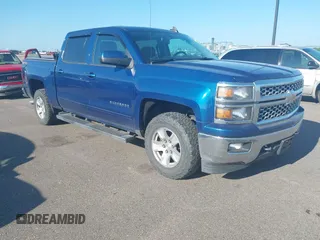 2015 Chevrolet Silverado 1500 LT with VIN 3GCUKREC1FG188129, listed as a IAAI auction lot 39875144 with 116,051 mi miles. Bid and sale history available at carsss.com. Image 1.