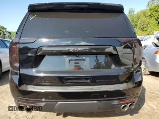 2023 GMC Yukon XL Denali with VIN 1GKS2JKL8PR328342, listed as a Copart auction lot 63427453 with 6,753 mi miles and Salvage Title. Bid and sale history available at carsss.com. Image 6.