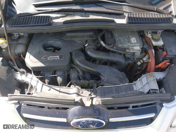 2013 Ford C-Max Energi SEL with VIN 1FADP5CU1DL521392, listed as a IAAI auction lot 41976775 with 121,715 mi miles. Bid and sale history available at carsss.com. Image 10.