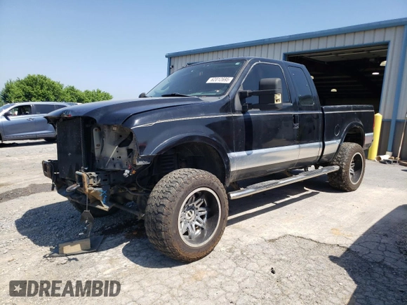 2005 Ford F-250 XL with VIN 1FTSX21P65EA75047, listed as a Copart auction lot 62012695 with 196,409 mi miles and Salvage title. Bid and sale history available at DreamBid. Image 1.