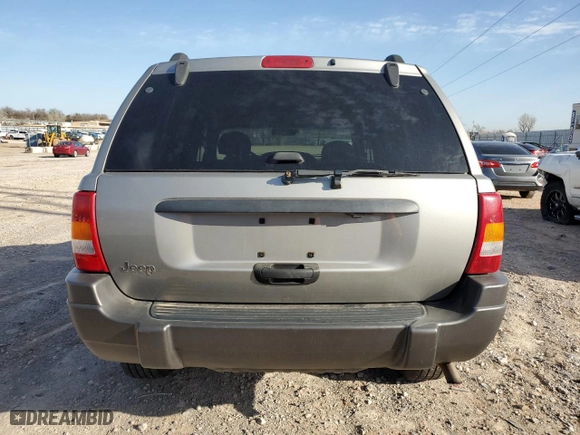 2001 Jeep Grand Cherokee Laredo with VIN 1J4GW48S01C607438, listed as a Copart auction lot 48805845 with 171,239 mi miles and Salvage Title. Bid and sale history available at carsss.com. Image 6.