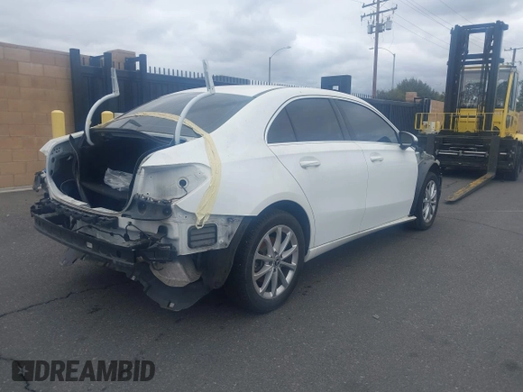 2019 Mercedes-Benz A 220 with VIN WDD3G4EB2KW022730, listed as a IAAI auction lot 41772751 with 85,508 mi miles and . Bid and sale history available at DreamBid. Image 4.