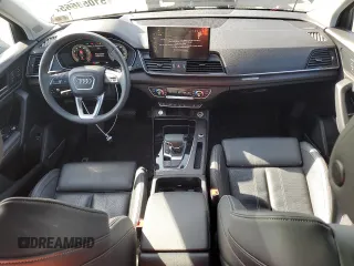 2022 Audi Q5 S line Prestige with VIN WA1FAAFY5N2055690, listed as a Copart auction lot 51058665 with 27,129 mi miles and Salvage Title. Bid and sale history available at carsss.com. Image 8.