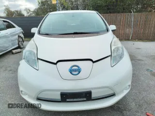 2015 Nissan LEAF SV with VIN 1N4AZ0CPXFC321799, listed as a Copart auction lot 35754823 with 55,371 mi miles. Bid and sale history available at carsss.com. Image 5.