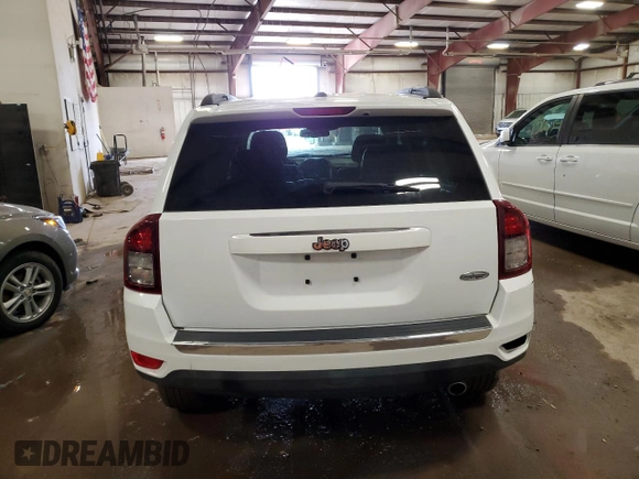2016 Jeep Compass Latitude with VIN 1C4NJCEA1GD784522, listed as a Copart auction lot 48500095 with 134,642 mi miles and Clean Title. Bid and sale history available at carsss.com. Image 6.