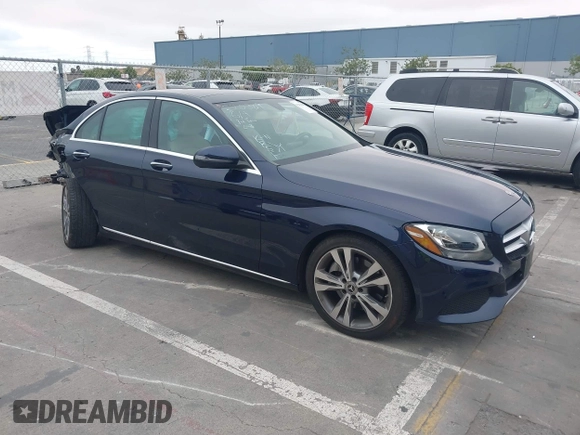 2018 Mercedes-Benz C 300 with VIN WDDWF4JB5JR416368, listed as a IAAI auction lot 42474237 with 42,861 mi miles and . Bid and sale history available at DreamBid. Image 1.