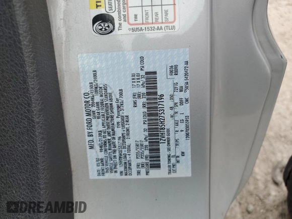 2007 Ford Mustang GT Deluxe с VIN 1ZVHT85H275317196, выставлен на аукционе Copart как лот 65125284 с пробегом 68 240 миль миль и Списание • Salvage title. История ставок и продаж доступна на DreamBid. Изображение 12.