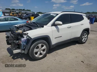 2017 Jeep Compass Latitude with VIN 3C4NJDBB7HT680535, listed as a Copart auction lot 57423085 with 96,243 mi miles and Salvage title. Bid and sale history available at DreamBid. Image 1.