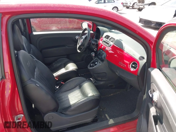 2015 FIAT 500 Turbo with VIN 3C3CFFHH2FT648125, listed as a IAAI auction lot 41835574 with 111,197 mi miles. Bid and sale history available at carsss.com. Image 5.