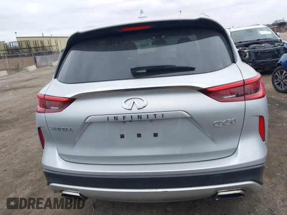 2019 Infiniti QX50 LUXE with VIN 3PCAJ5M17KF122263, listed as a IAAI auction lot 41277687 with 58,338 mi miles. Bid and sale history available at carsss.com. Image 16.