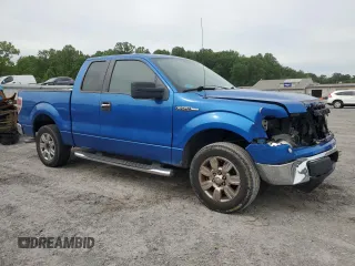 2009 Ford F-150 STX with VIN 1FTRX128X9FB21799, listed as a Copart auction lot 58263855 with 214,192 mi miles and Salvage title. Bid and sale history available at DreamBid. Image 4.