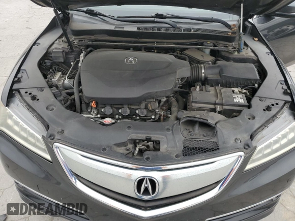 2015 Acura TLX V6 Advance with VIN 19UUB2F77FA002604, listed as a Copart auction lot 48349805 with 125,276 mi miles and Salvage Title. Bid and sale history available at carsss.com. Image 11.